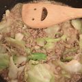 ★虎汰★'s cooksnap of when they made ひき肉とキャベツのにんつゆ炒め.