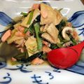 みきっちゃん's cooksnap of when they made チョー簡単☆小松菜と塩さけの煮びたし.