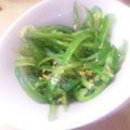 るりご's cooksnap of when they made おつまみに♪ピーマンサラダ☆ナムル風？.