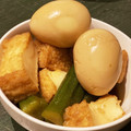 ピノコンブ's cooksnap of when they made 厚揚げと卵の甘辛煮.