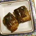 sakutakuhitoshu's cooksnap of when they made 鯵の梅しそだれ焼き.