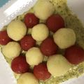 msk0530's cooksnap of when they made バジルソースのひとくちサラダ.