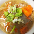 ♡mio1216♡'s cooksnap of when they made 豚汁？けんちん汁風和風スープ.