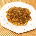 なつき☆ミ's cooksnap of when they made おひとりさまの大人の香り焼きうどん.