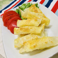 U☆kaoru's cooksnap of when they made 餃子の皮アレンジ 簡単チーズ巻き☆.