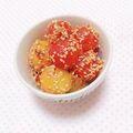 まあまま☆0403's cooksnap of when they made うま塩おかかトマト【作りおき】.