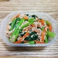 ちぃくらげ's cooksnap of when they made 小松菜のツナ和え【入院食⑮昼/冷副菜】.