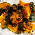 ねぞろ's cooksnap of when they made お弁当にも♪かぼちゃの青海苔ケチャップ.