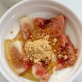 クック甘党。's cooksnap of when they made いちじくきなこのヨーグルト.