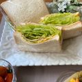 ヒロたんw's cooksnap of when they made レタスたっぷり♡ハムサンドイッチ！.