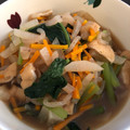リラッコ♪'s cooksnap of when they made 小松菜と油揚げ＆野菜たっぷり煮浸し♪.