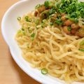 めぐまろろ's cooksnap of when they made サッポロ一番塩ラーメンのネギ納豆.
