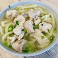 くろつぶこ's cooksnap of when they made 彼氏が満足する夜食、白だし鳥もも肉うどん.