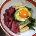 chefanie's cooksnap of when they made みんな大好き♪まぐろのアボたま丼♪.