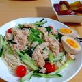 こぼく's cooksnap of when they made 疲れていても簡単にできるサラダ冷麦.