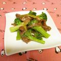龍青空ママ's cooksnap of when they made ブロッコリーと牛肉の大蒜オイスター炒め☻.