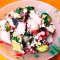 かわゆう1211's cooksnap of when they made タコとクリームチーズの塩昆布和え.