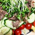 67luna's cooksnap of when they made 牛肉とレタスのおかずサラダ♪.