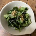 もりちゃん✳︎'s cooksnap of when they made ☆やさしい☆きゅうりとわかめの酢の物.