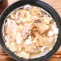 カプチーナ！'s cooksnap of when they made ランチにも♪油揚げと豚肉の卵とじうどん.