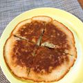 SUZU070406's cooksnap of when they made もちもち〜バナナのホットケーキ.