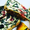 yossi-mama's cooksnap of when they made モロヘイヤの卵焼き.