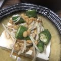 プリン後輩's cooksnap of when they made オクラ＆えのき☆納豆和え.