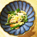 みずがめ座まま's cooksnap of when they made ウインナーとピーマンの卵炒め.