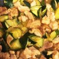 みにみに♡'s cooksnap of when they made 鶏もも肉とズッキーニの醤油炒め.
