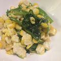 クックYP5QLM☆'s cooksnap of when they made ほうれんそうとコーンのサラダ.