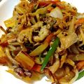 ёdey2upё's cooksnap of when they made 野菜と豚肉の絶品塩焼きそば.
