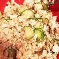 kbmm's cooksnap of when they made ★我が家の定番★おから＆豆腐のサラダ.