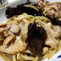 なすのお漬物's cooksnap of when they made 豚肉のもやしとキクラゲのオイスター炒め♪.