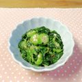 Newチヨコっと♪'s cooksnap of when they made 夏定番♪モロヘイヤとオクラの簡単胡麻和え.