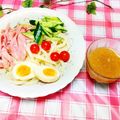 めみたん☆'s cooksnap of when they made 母の味♪冷やしうどん（ピーナッツタレ）.
