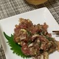 hana525's cooksnap of when they made うまい！マグロでなめろう♪.