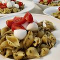 ｸﾏﾘｴ's cooksnap of when they made 濃厚★バジルソースで本格ペストパスタ♪.