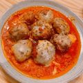 shio725's cooksnap of when they made チーズミートボール.