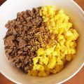 メグピンク's cooksnap of when they made 簡単♪二色豚そぼろ丼.