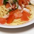 里部あみ's cooksnap of when they made 大葉香る♪タコとトマトの冷製パスタ.