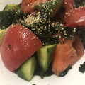 黄金の輝き亭's cooksnap of when they made トマトときゅうりのポン酢和え.