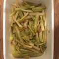 うさまる．'s cooksnap of when they made さっぱりセロリと葉っぱのレモン炒め.