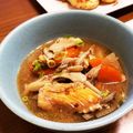 麻's cooksnap of when they made 鮭缶で♪石狩風なお味噌汁.