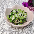 Satoco❋'s cooksnap of when they made ツーンとわさびのオクラ梅和え・多用途♪.