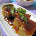 えみんちゅ＊'s cooksnap of when they made 厚揚げときぬさやの甘酢あんかけ.