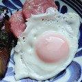 チコリママ's cooksnap of when they made 超簡単、うっすらピンクの半熟目玉焼き.