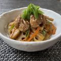 ゆみクローバー's cooksnap of when they made 鶏肉入り蓮根のきんぴら.