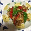ピンクのたまご's cooksnap of when they made 豚肉とメンマの醤油炒め.