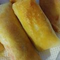 SKB34's cooksnap of when they made カニカマとチーズの春巻き.