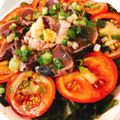 KAORULALA's cooksnap of when they made 新玉ねぎと生わかめの鰹たたきラーぽんがけ.